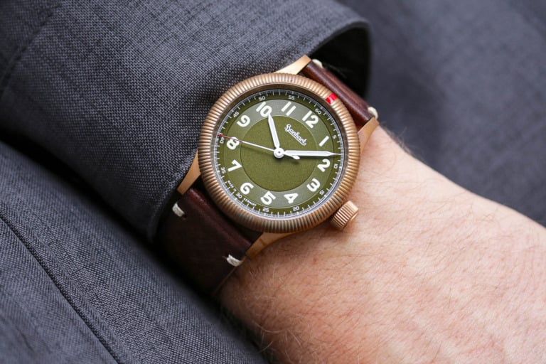 Hanhart Pioneer One Bronze Limited Edition Green Dial