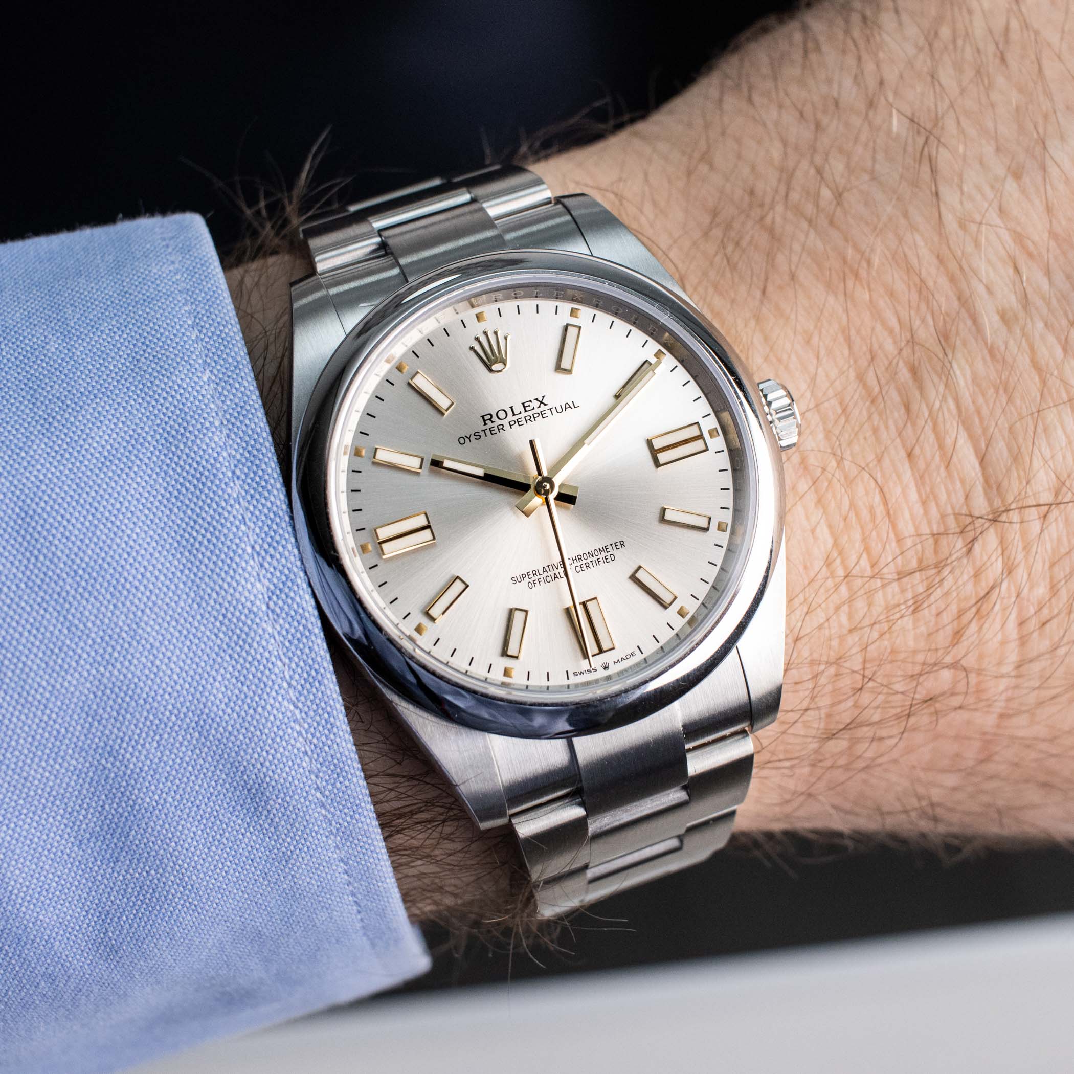 Rolex Oyster Perpetual 41 silver dial 124300-0001 - review