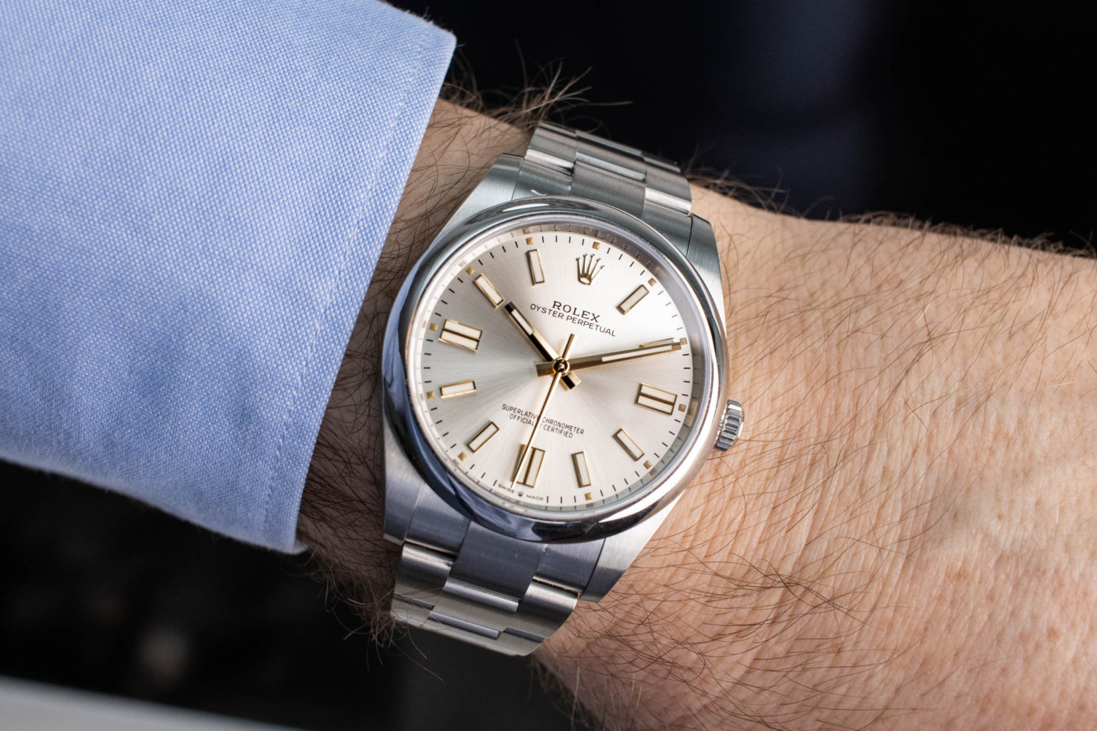 Classic Elegance, The Silver and Black Rolex Oyster Perpetual 41 Review