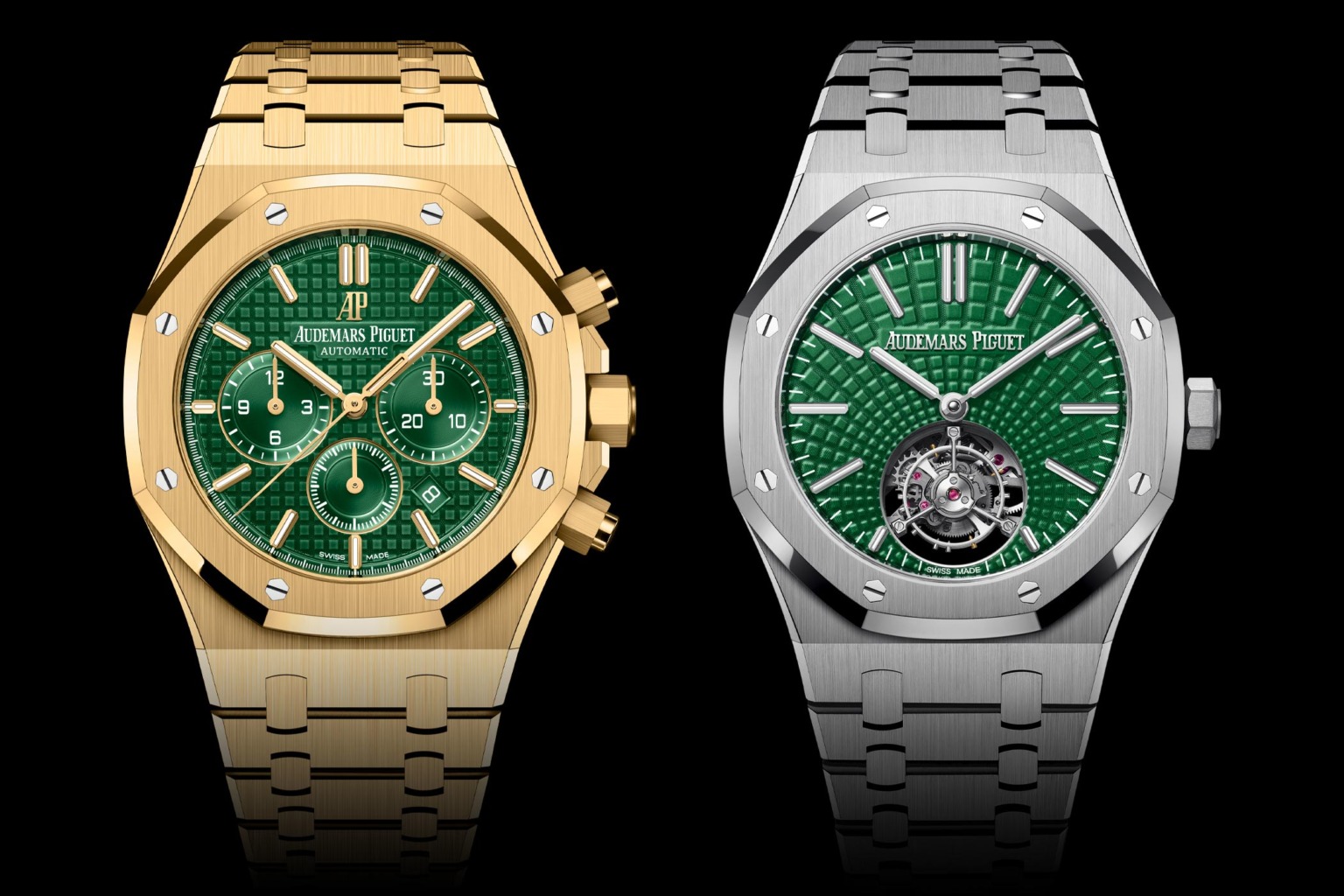 News - The 2021 Audemars Piguet Royal Oak Green Collection