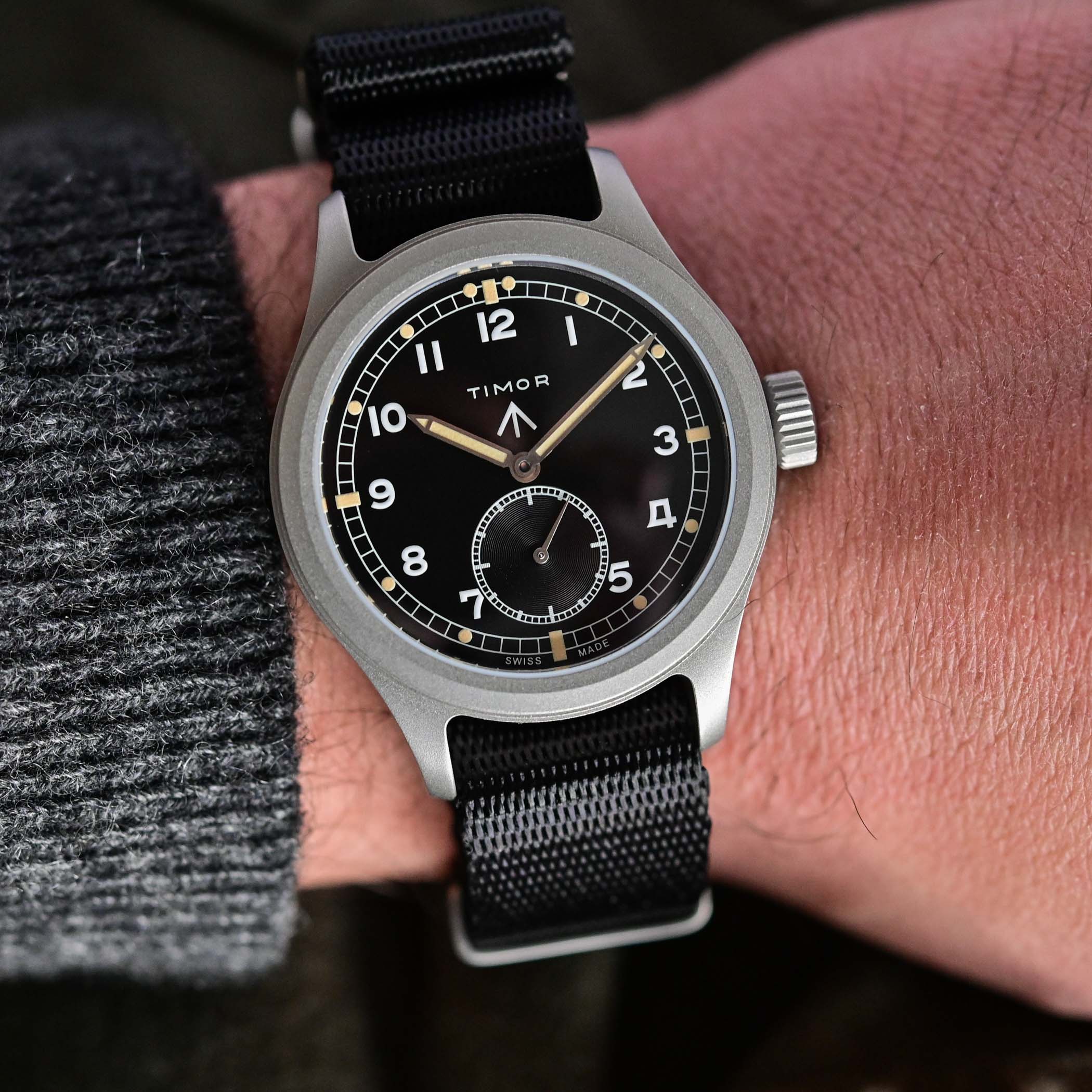 battle of accessible British military-inspired watches - comparative review Hamilton Khaki Pilot Pioneer Mechanical versus Timor Heritage Field - 2