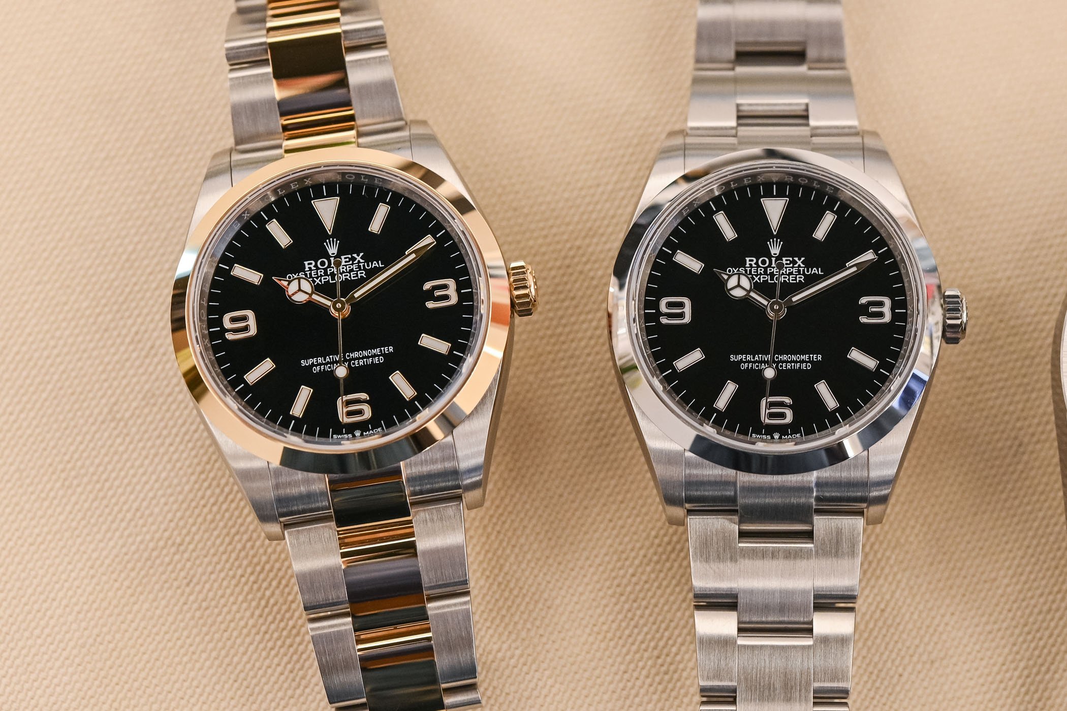 Rolex explorer outlet mm