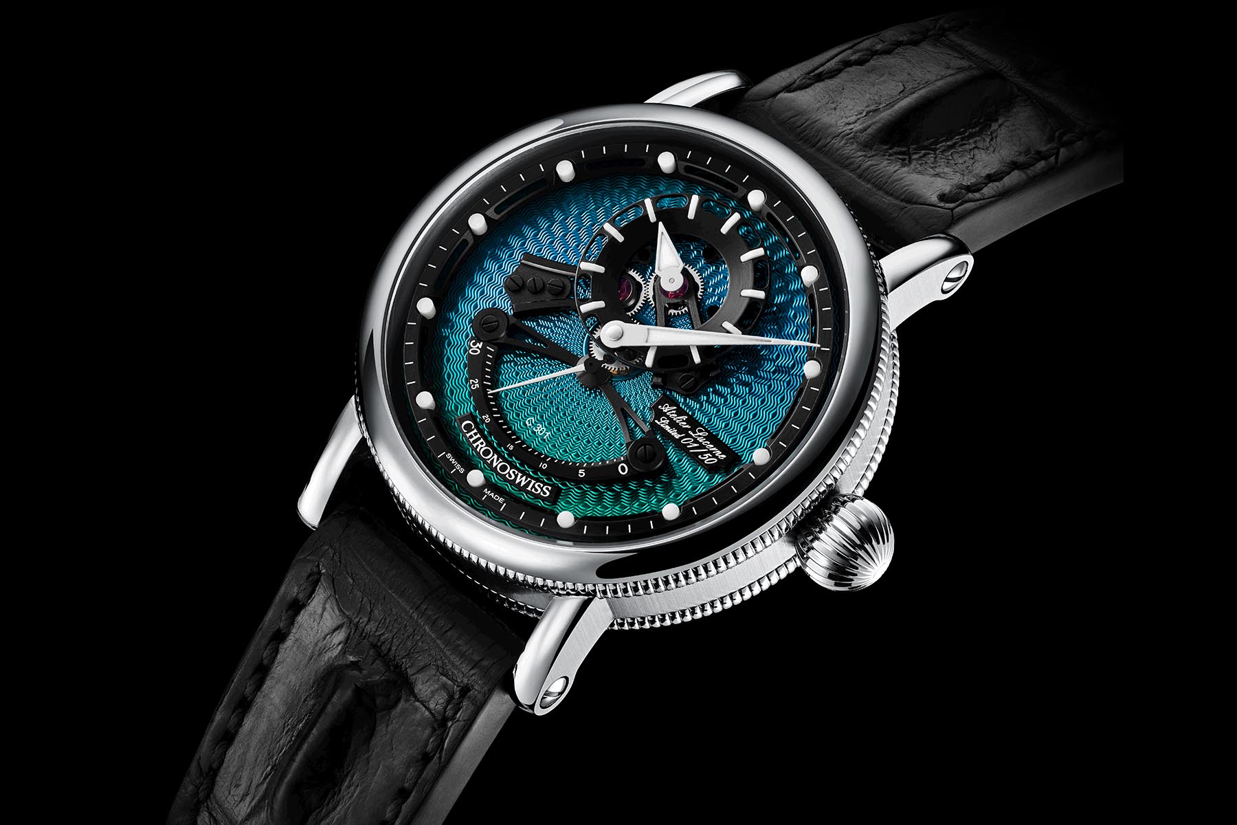 Chronoswiss Open Gear ReSec Paraiba Limited Edition