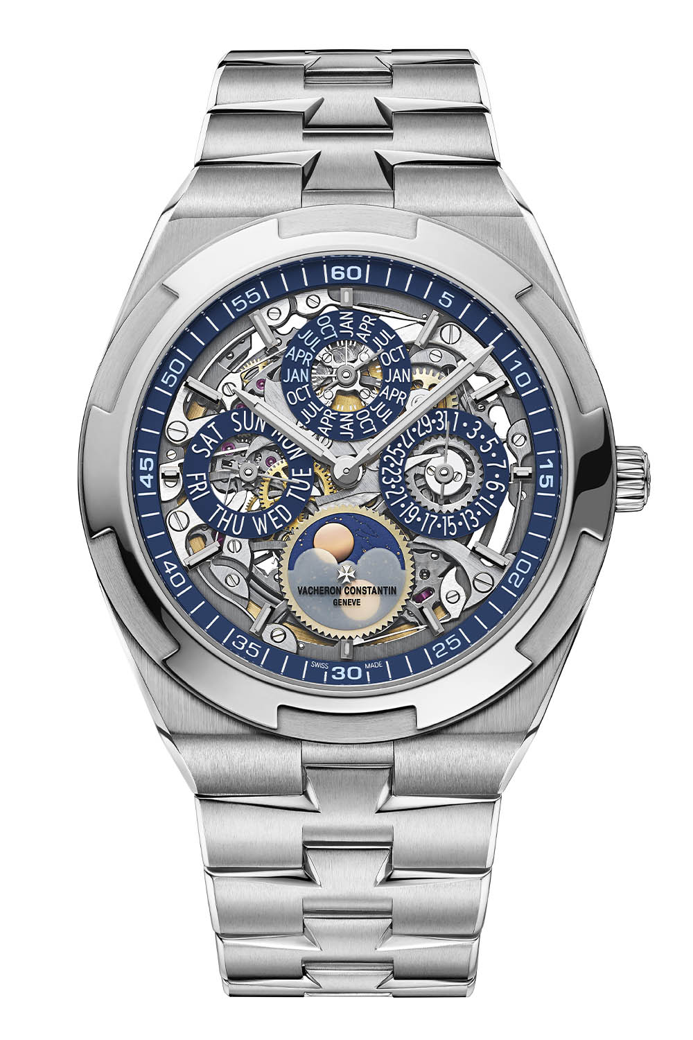 New Editions of the Vacheron Constantin Overseas Perpetual Calendar Ultra-Thin in White Gold 2021 - 8