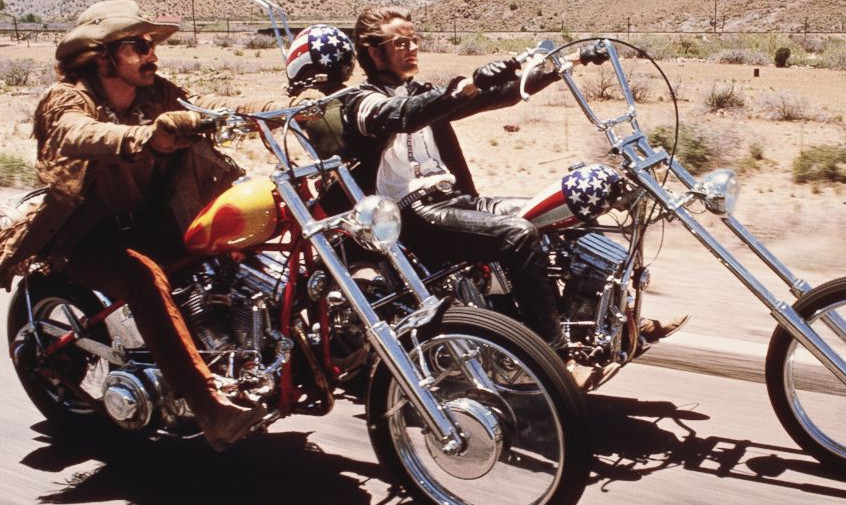 Peter Fonda and Dennis Hopper in Easy Rider, 1969