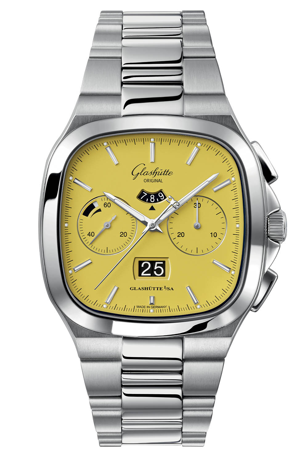 Glashutte Original Seventies Chronograph Panorama Date 2021 Limited Editions sunny yellow - 4