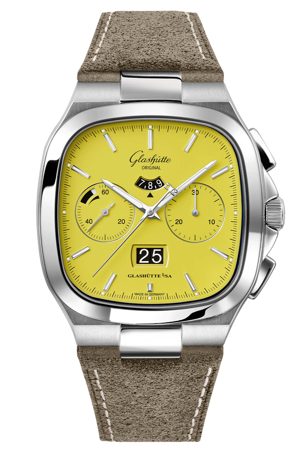 Glashutte Original Seventies Chronograph Panorama Date 2021 Limited Editions sunny yellow - 5