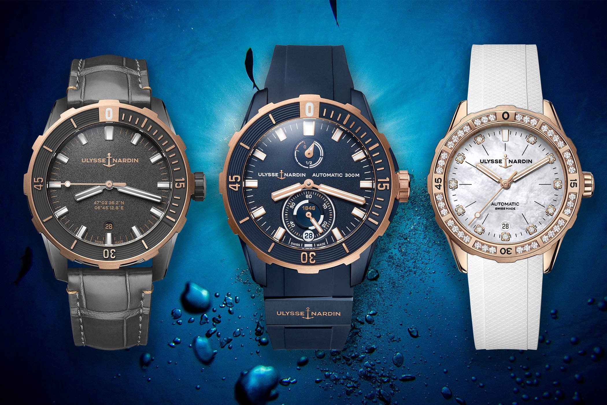 Introducing - Three New Ulysse Nardin Diver Models 2021