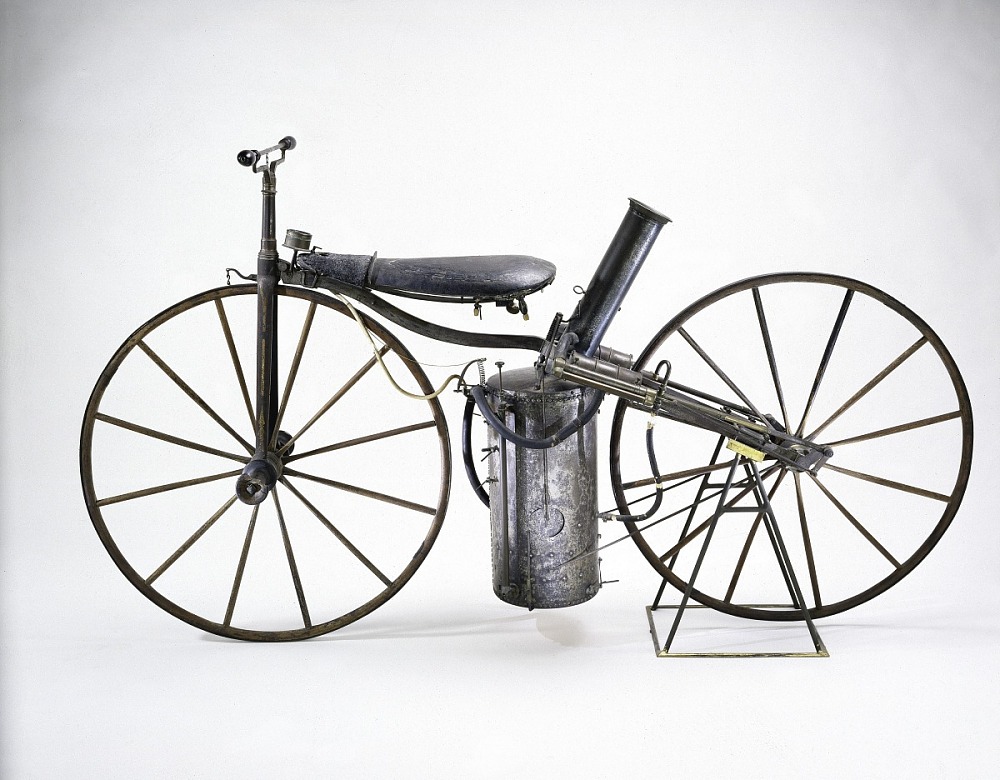 Roper’s steam-powered Velocipede, 1869 - Source: National Museum of American History
