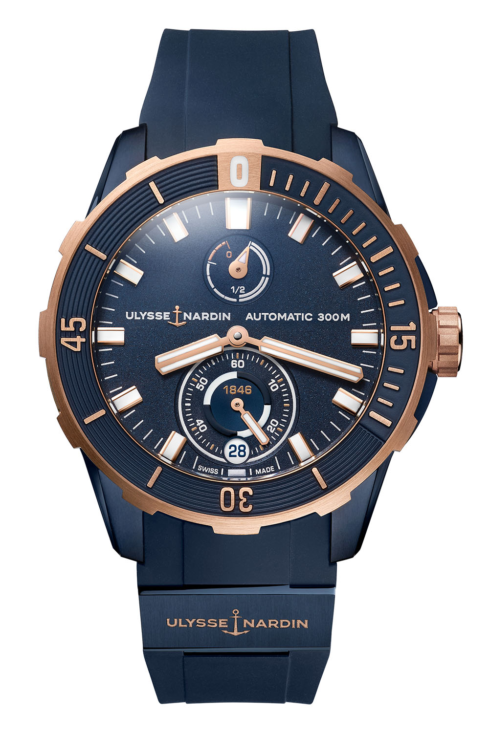 Ulysse Nardin Diver chronometer 44mm 1185-170-3:BLUE - 2021 - 1