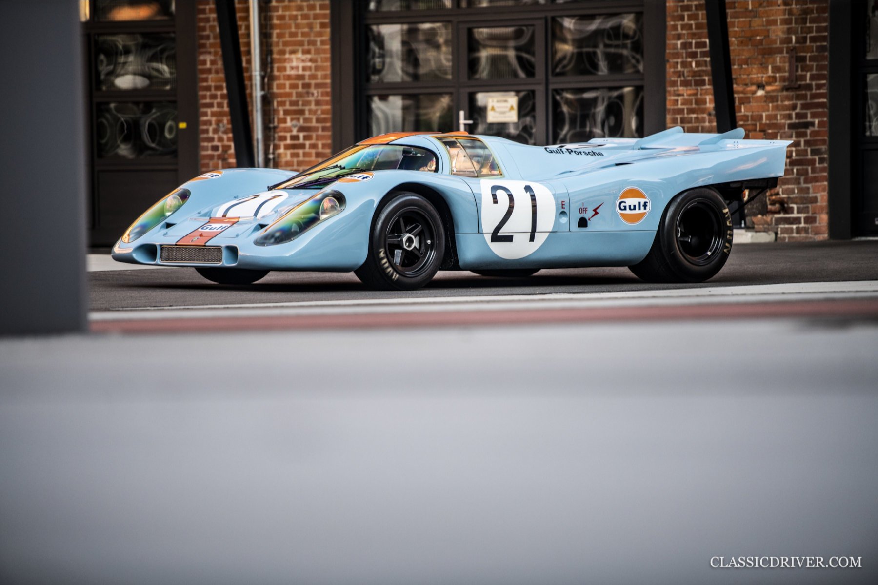 The famous Porsche 917K in Gulf colors