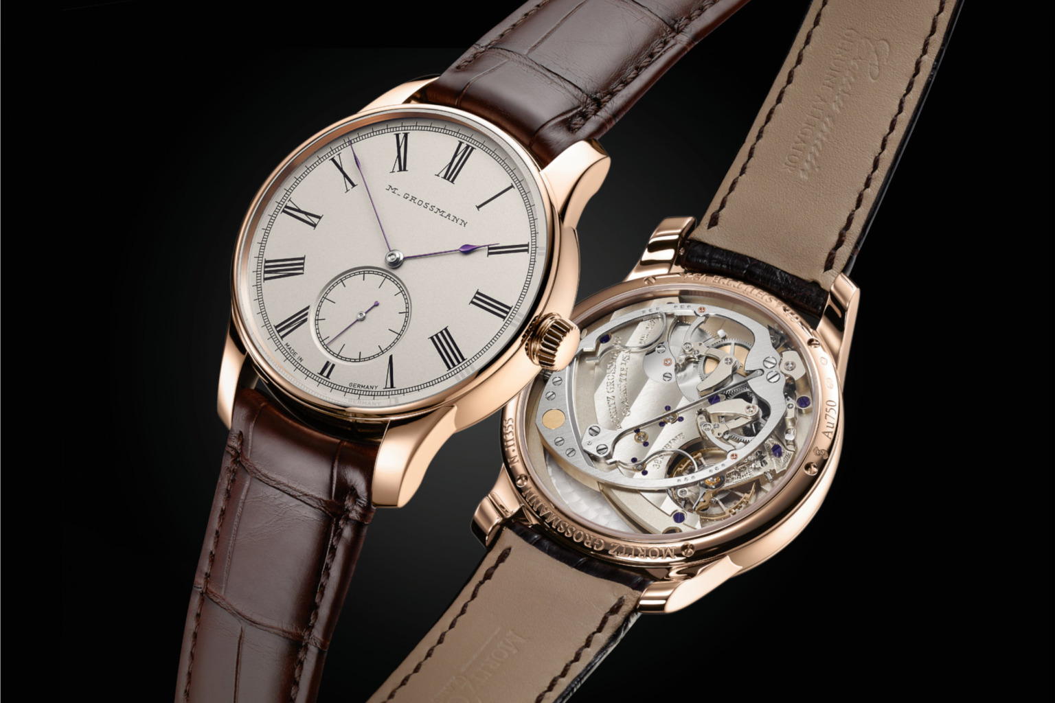 Moritz Grossmann Hamatic Vintage Silver-plated - Monochrome Watches