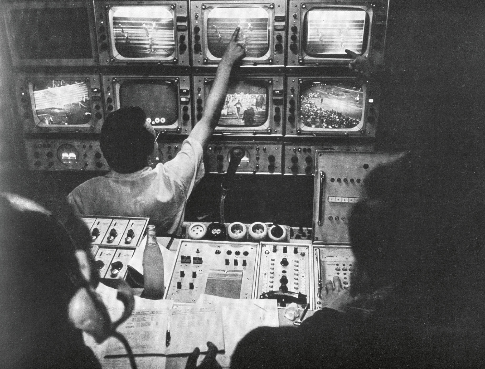 The Control Room during the 1964 Olympic Games in Innsbruck.