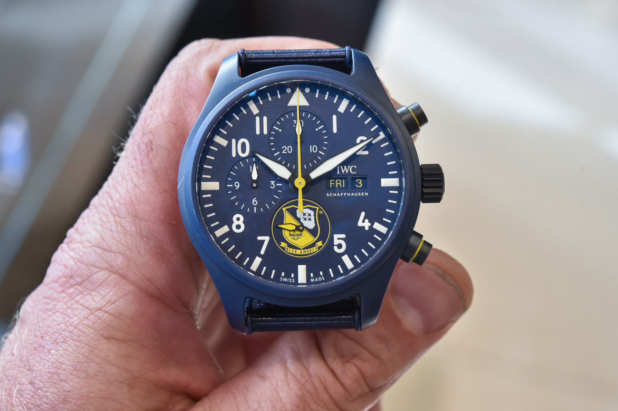 IWC Pilot's Watch Chronograph US Navy Squadrons Editions Blue Angles IW389109