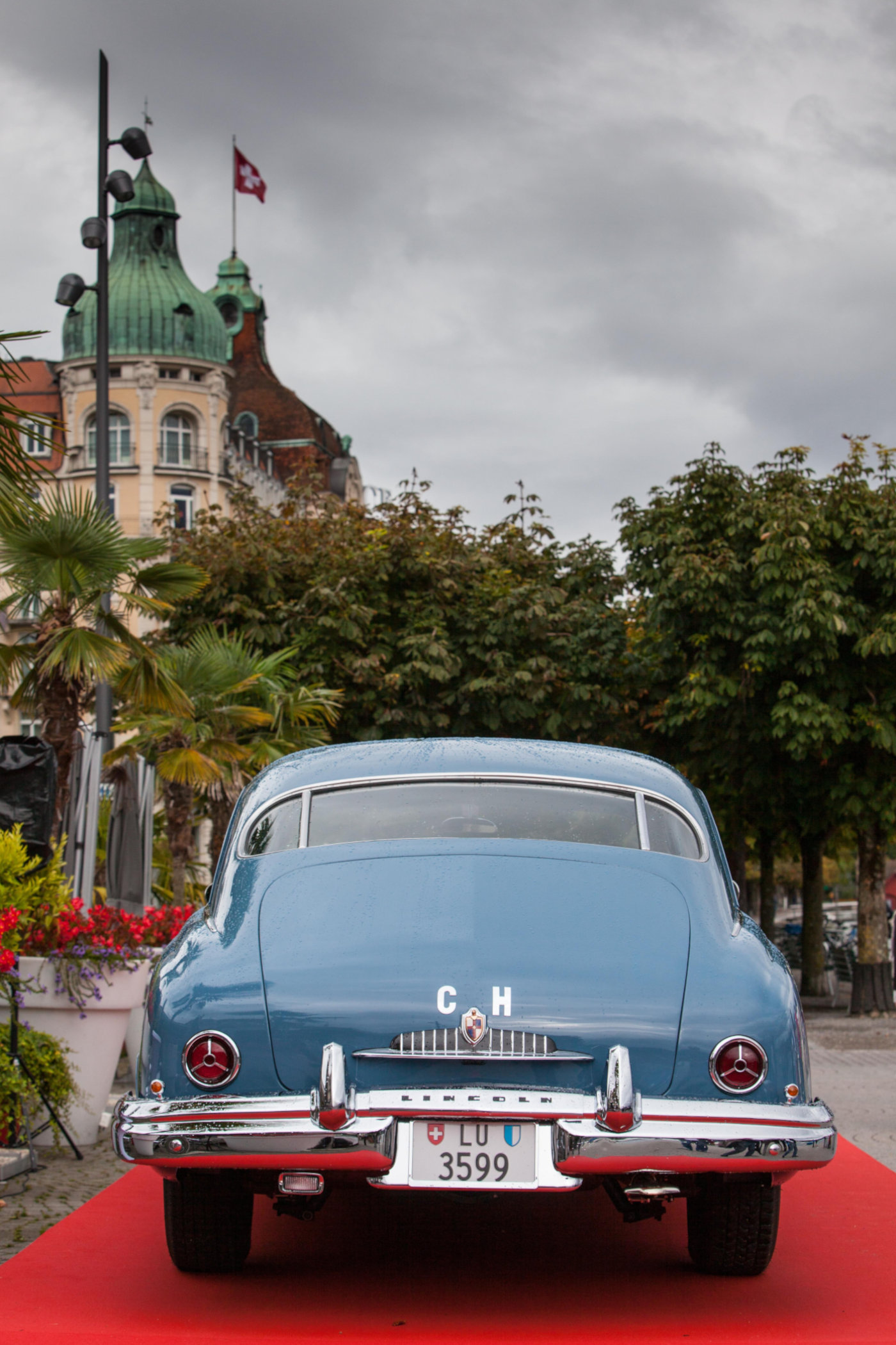 Jörg G. Bucherer's restored 1949 Lincoln Cosmopolitan Town Sedan once owned by his father 2