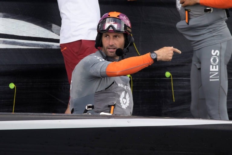 sir ben ainslie wearing a titanium yacht master