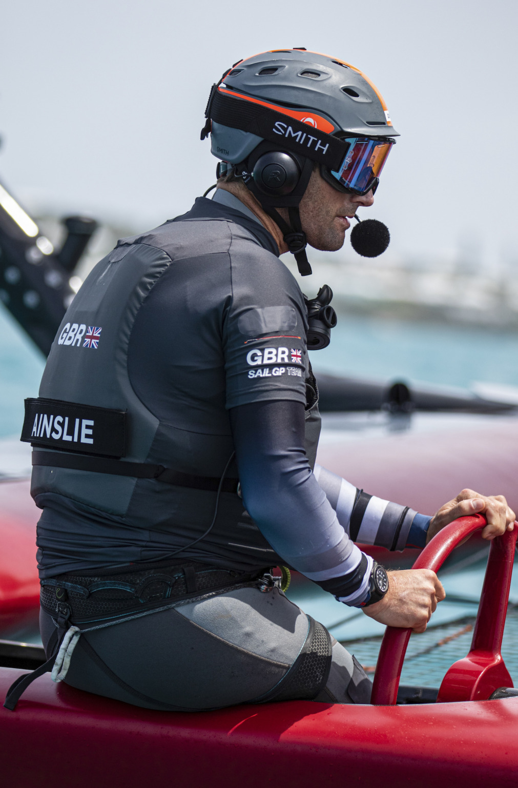 sir ben ainslie wearing a titanium yacht master