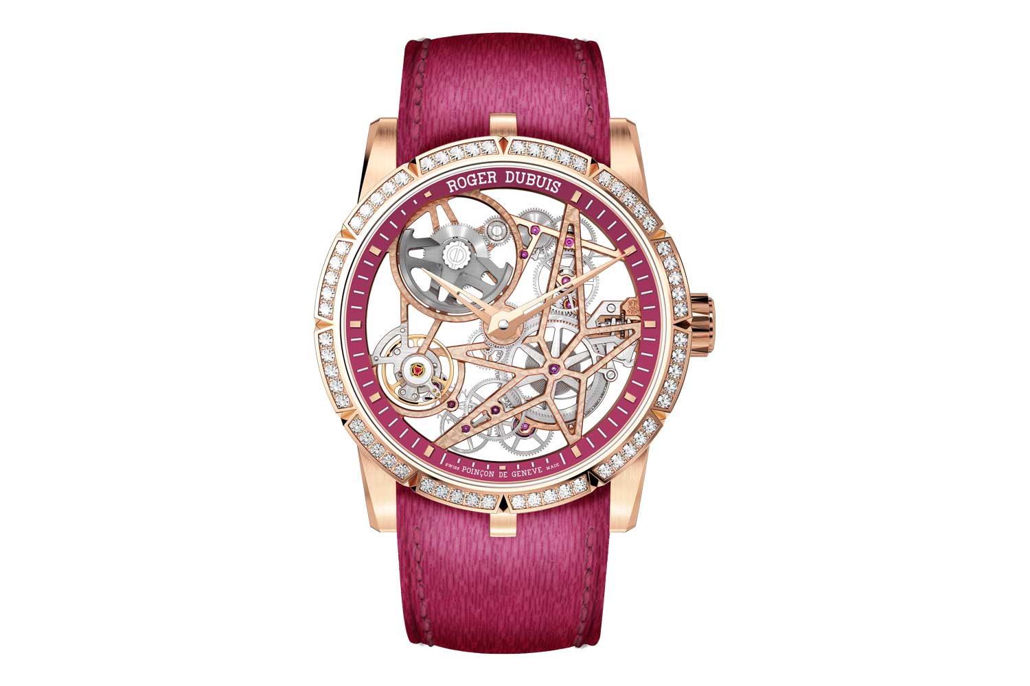 roger dubuis pink dial