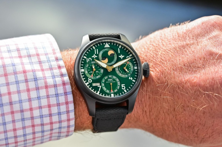 IWC Big Pilot’s Watch Perpetual Calendar Edition Racing Green Ceramic IW503005