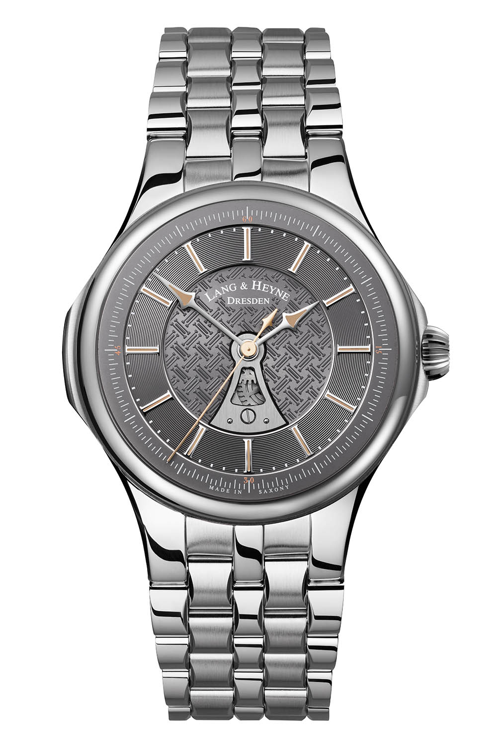 Lang & Heyne Hektor Sports Watch With Integrated Bracelet Grey