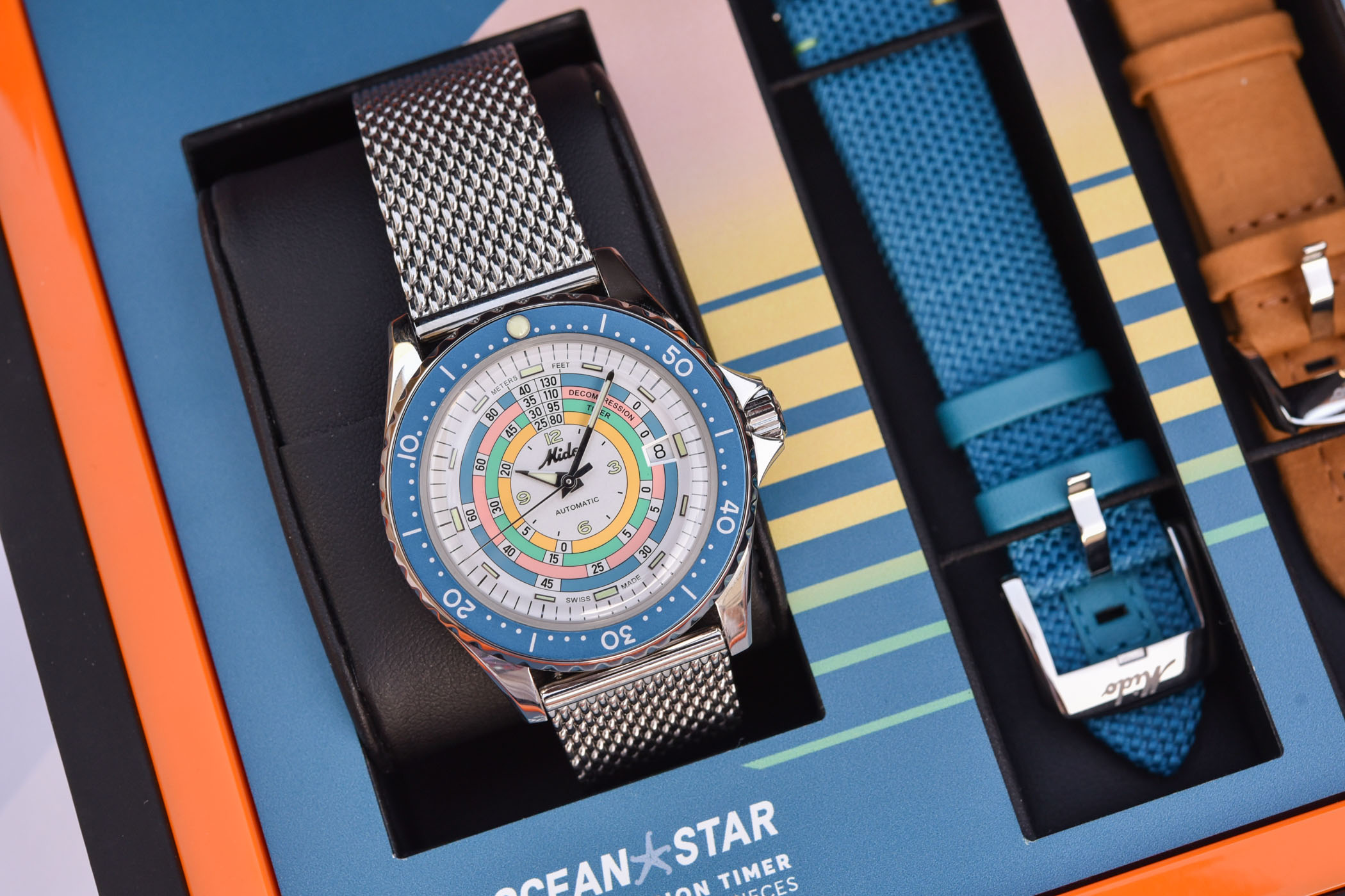Mido Ocean Star Decompression Timer 1961 Turquoise Limited Edition 2021
