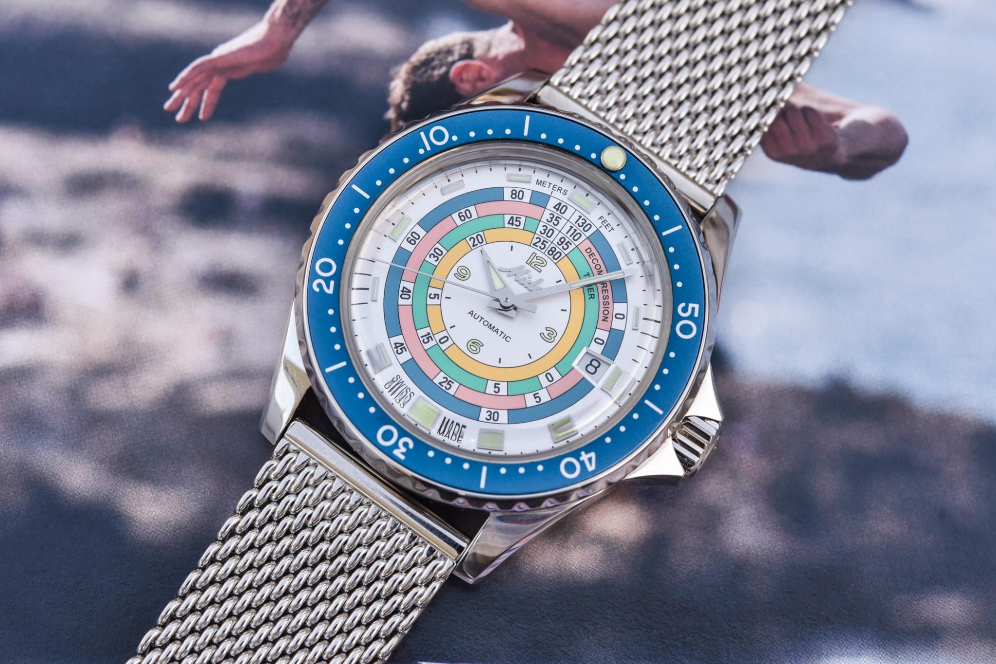 Mido Ocean Star Timer 1961 Turquoise HandsOn Review