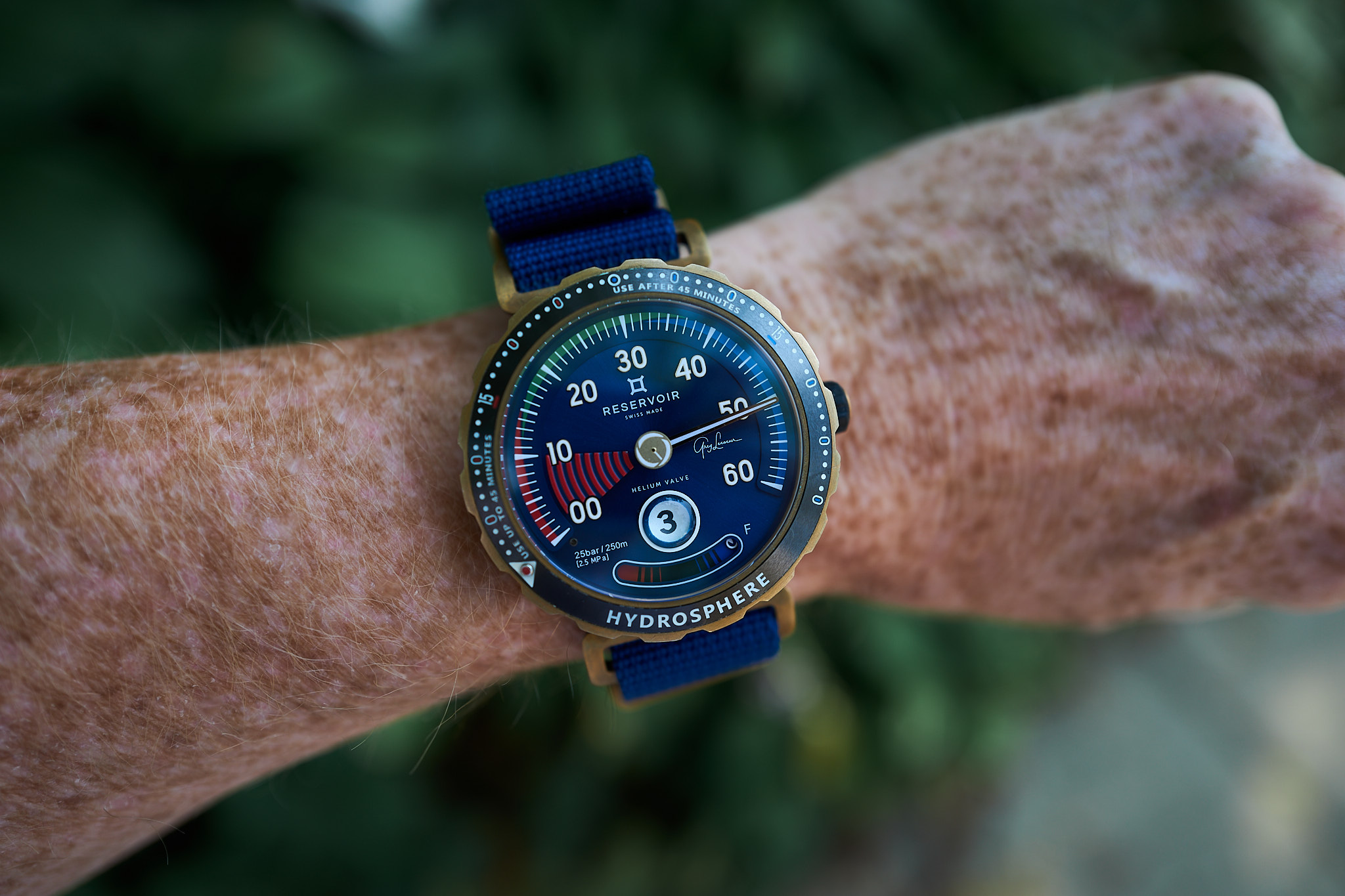 Reservoir Hydrosphere Greg Lecoeur Limited Edition Bronze - in-depth field review dive watch