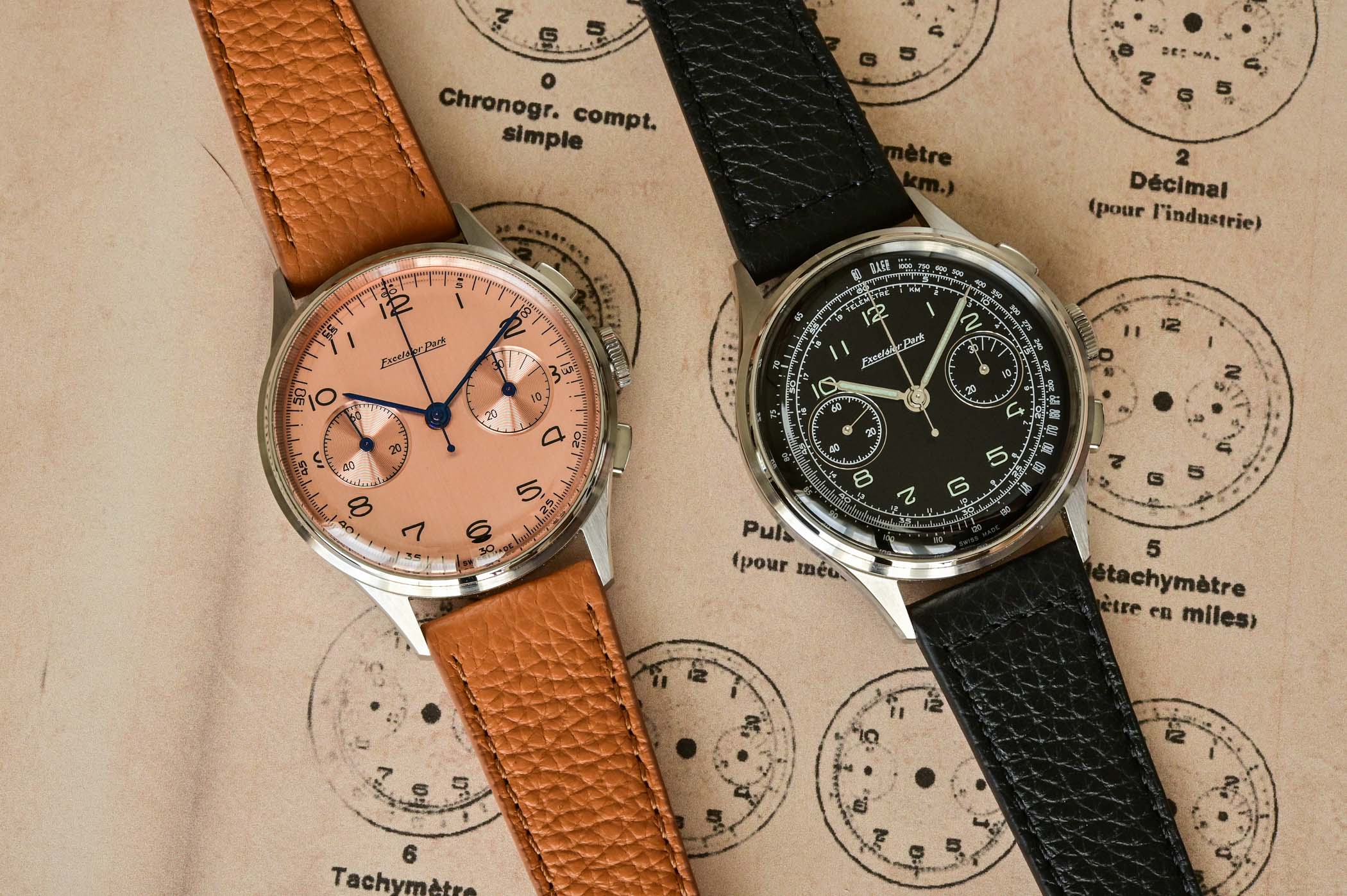 2021 Excelsior Park Hand-Wound Chronograph Collection