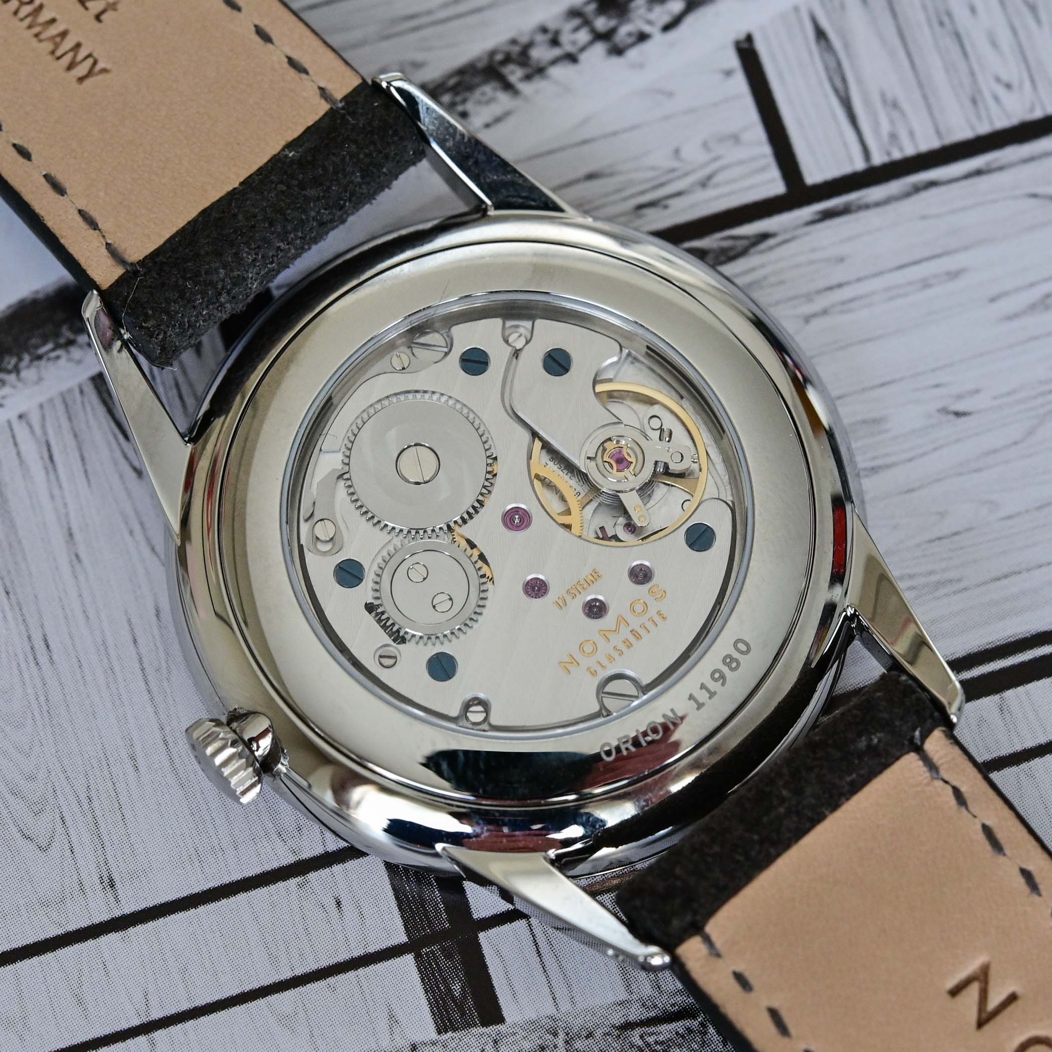Nomos Orion 33 Gold and Orion 38 Silver