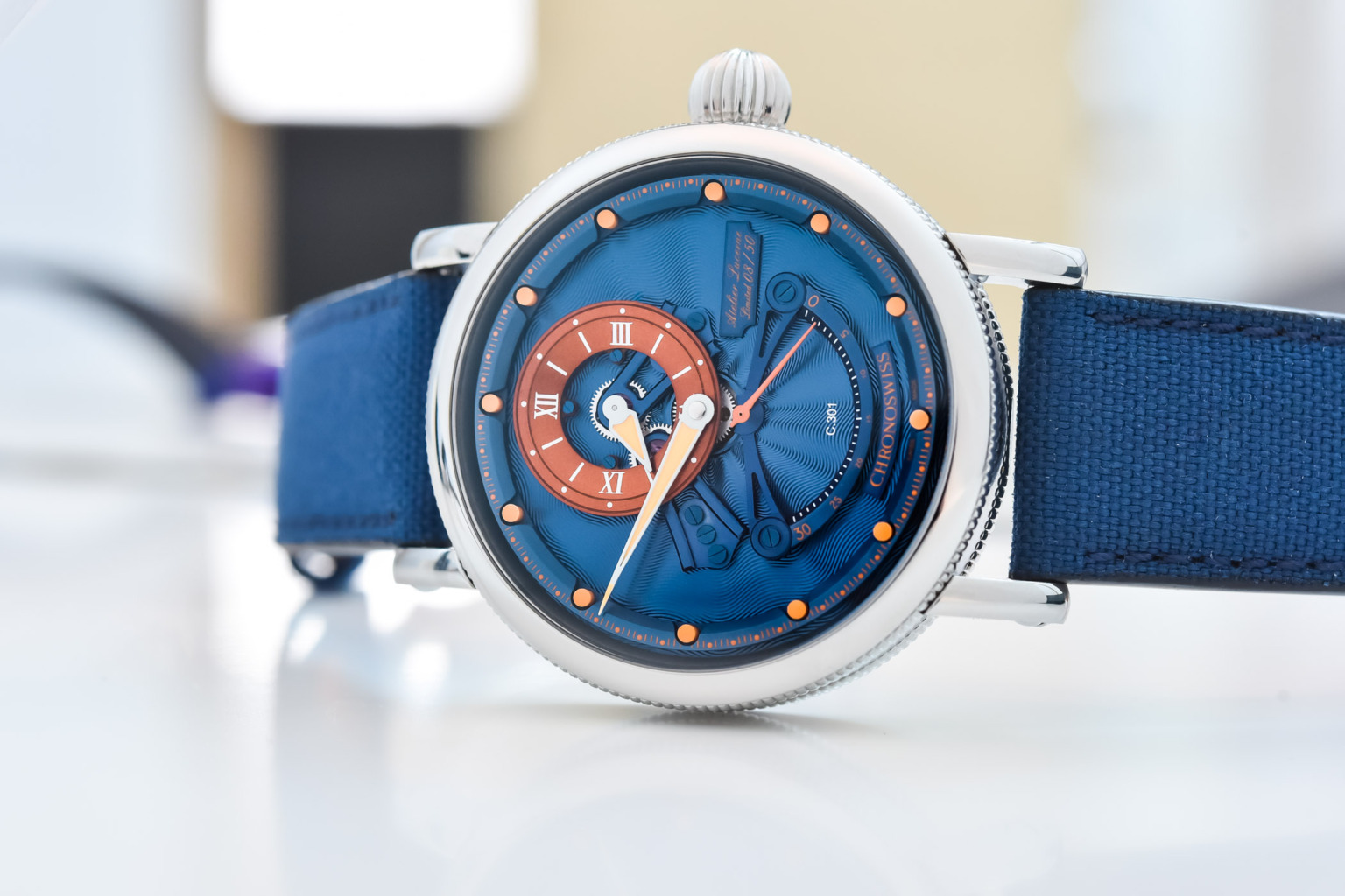 Hands On Chronoswiss Open Gear ReSec Kingfisher Specs Price 