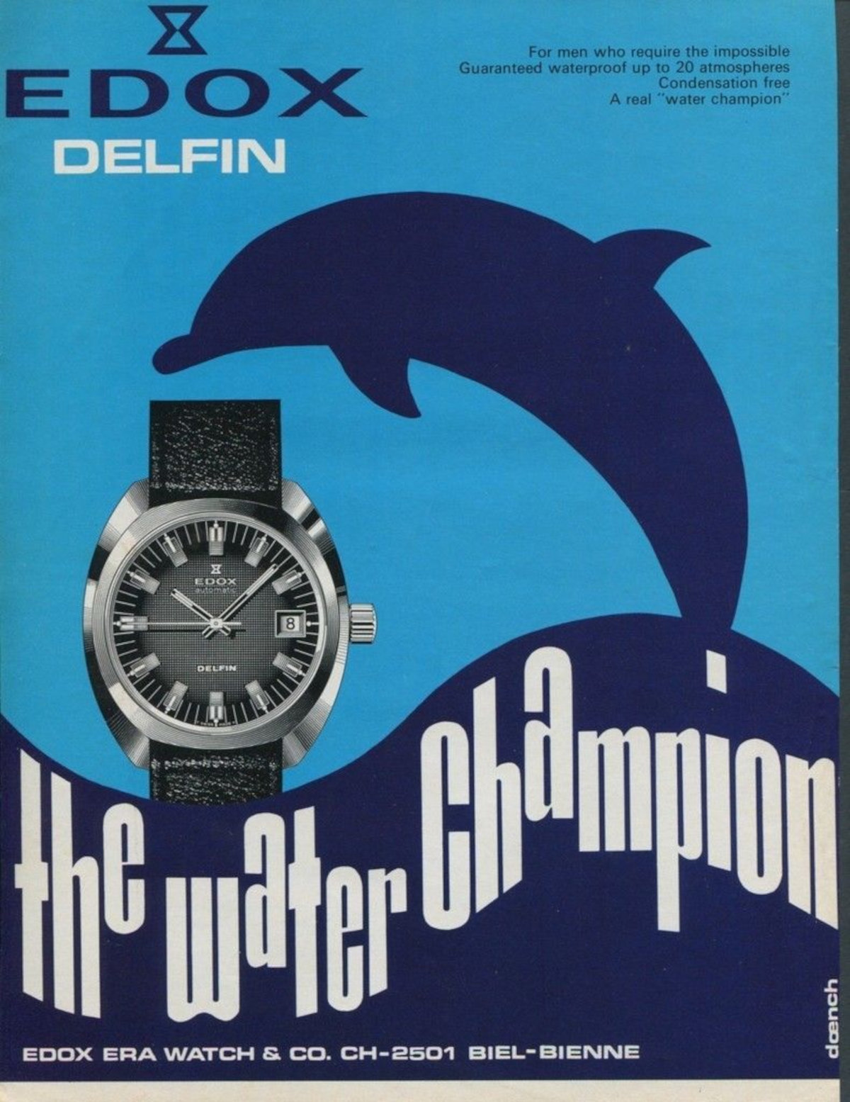 Edox Delfin Mecano 60th Anniversary Limited Edition 7