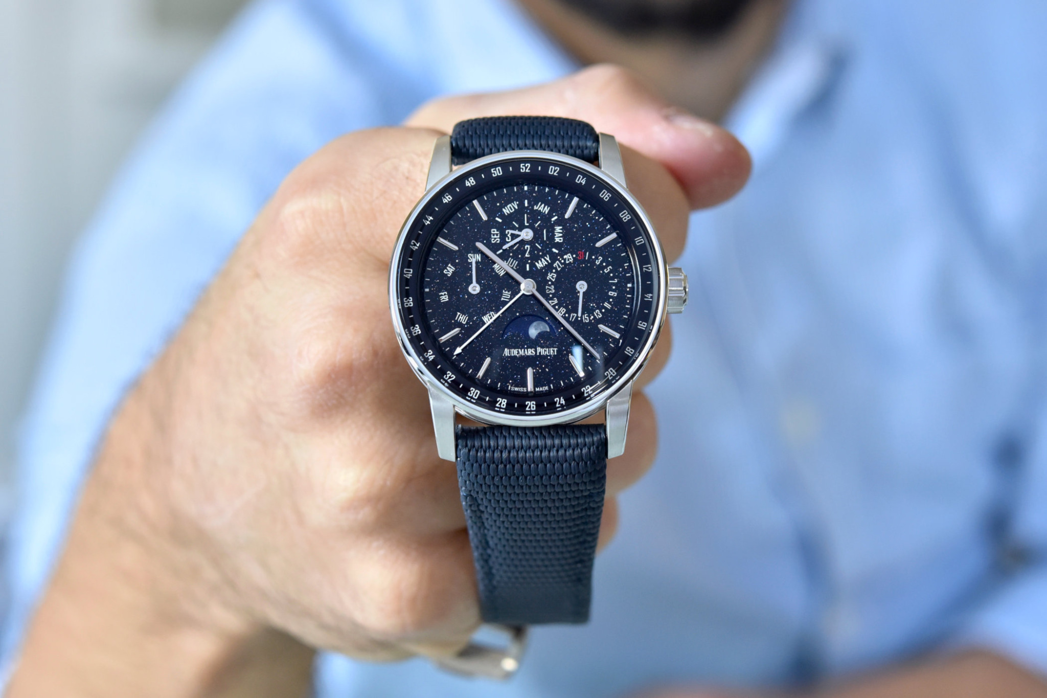 A new white gold case for the Code 11.59 by Audemars Piguet QP