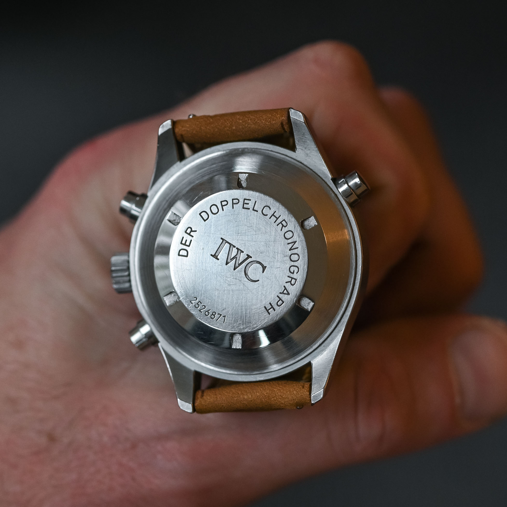 IWC Doppelchronograph 3711 Pilot Watch caseback