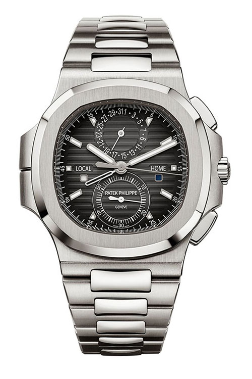 Patek Philippe Nautilus Travel Time Chronograph Stainless Steel Grey Dial 5990:1A-001 Discontinued 2022