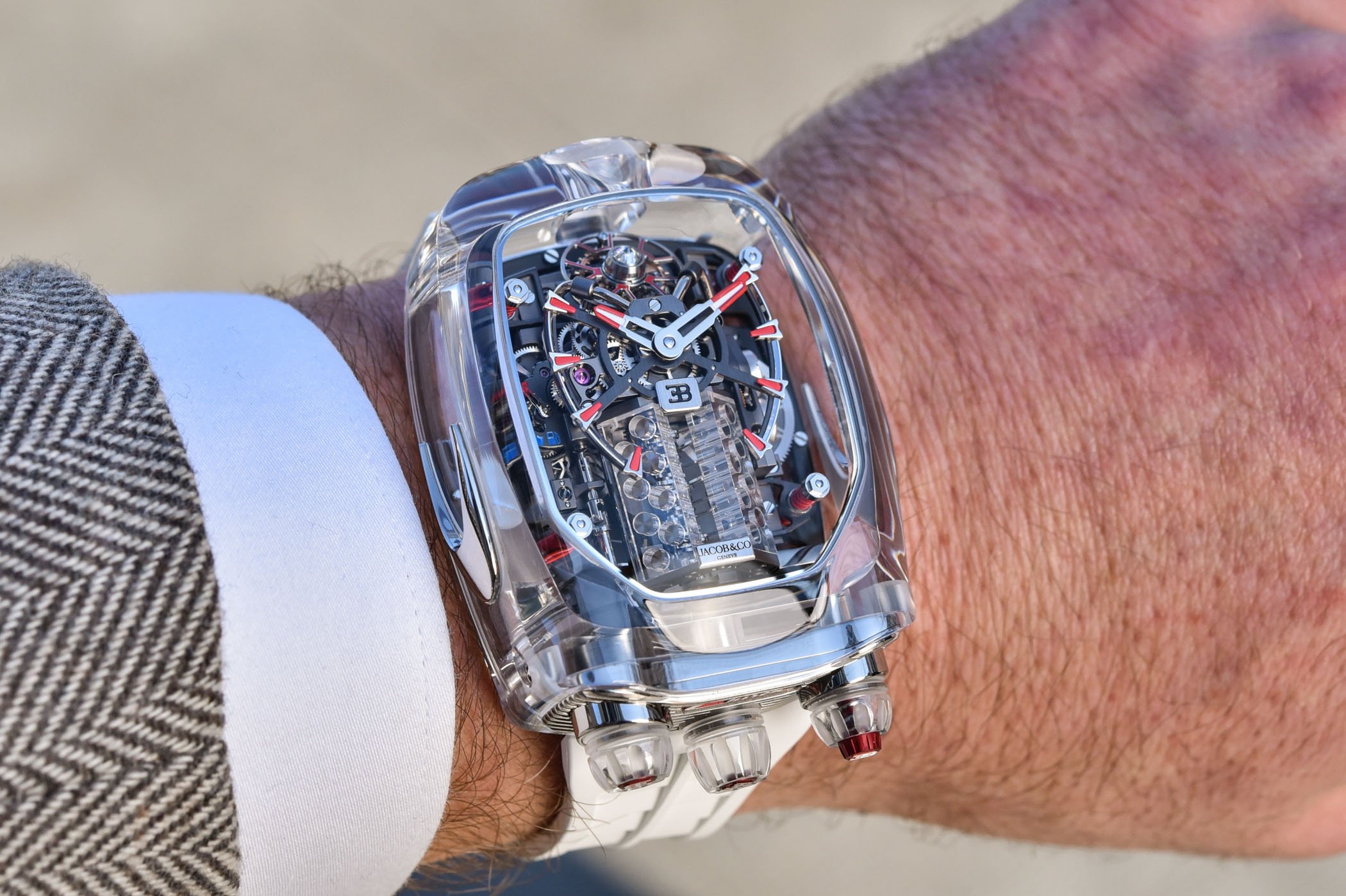 Hands On Jacob Co Bugatti Chiron Sapphire Crystal Specs Price