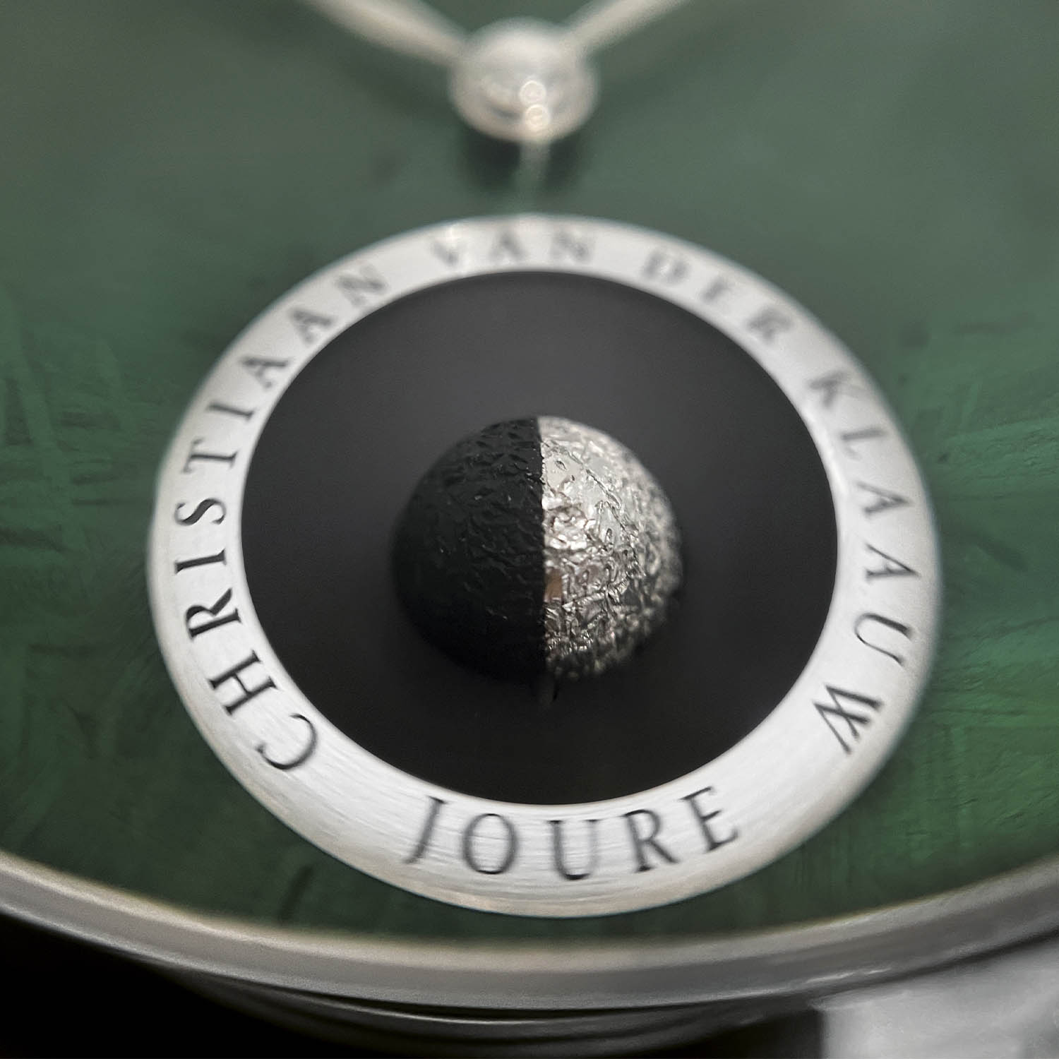 Christiaan van der Klaauw Cosmic Real Moon Joure Green Meteorite