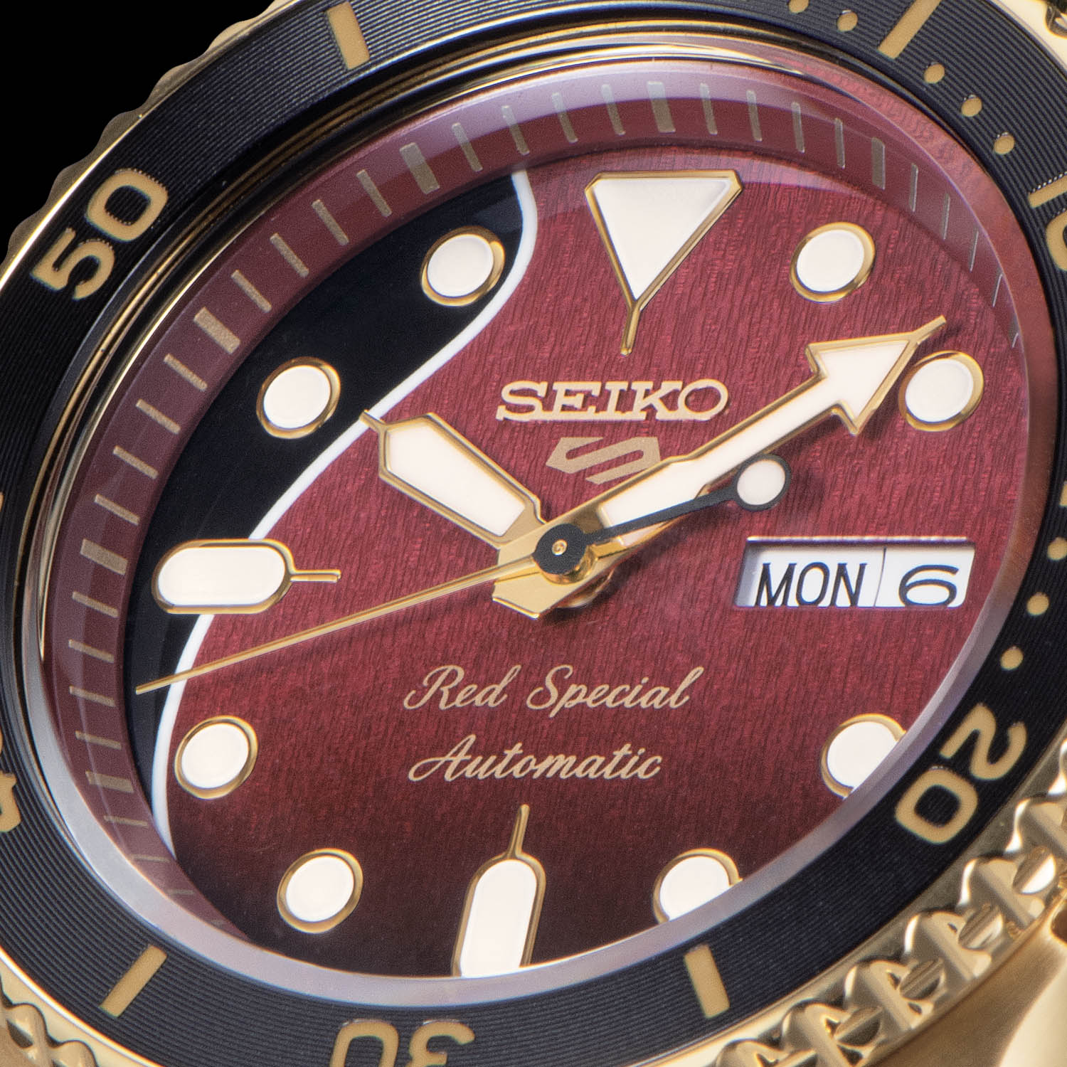 Seiko 5 Sports Brian May Limited Edition Gold colored SRPH80K1