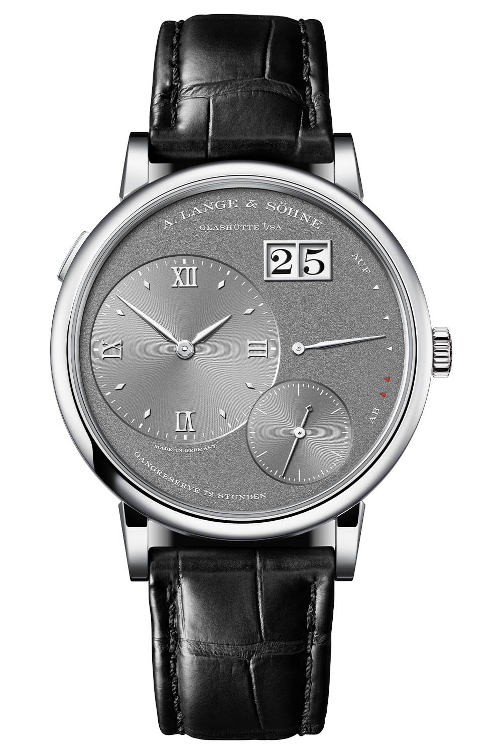 A Lange Sohne Grand Lange 1 update 2022 thinner case grained grey dial - 137_038 137_033 - 1