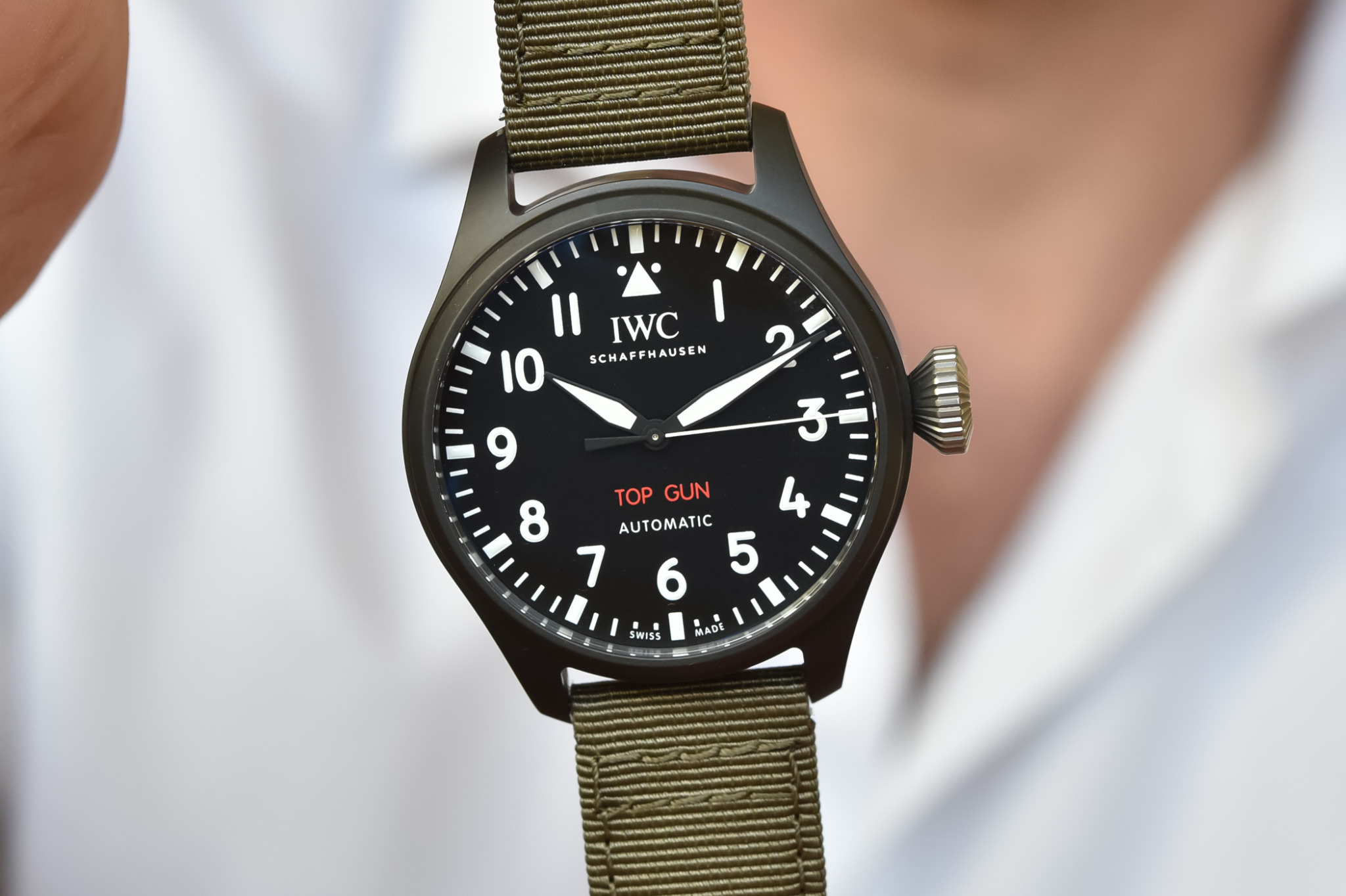 Hands-On IWC Big Pilot’s Watch 43 TOP GUN Ceramic IW329801