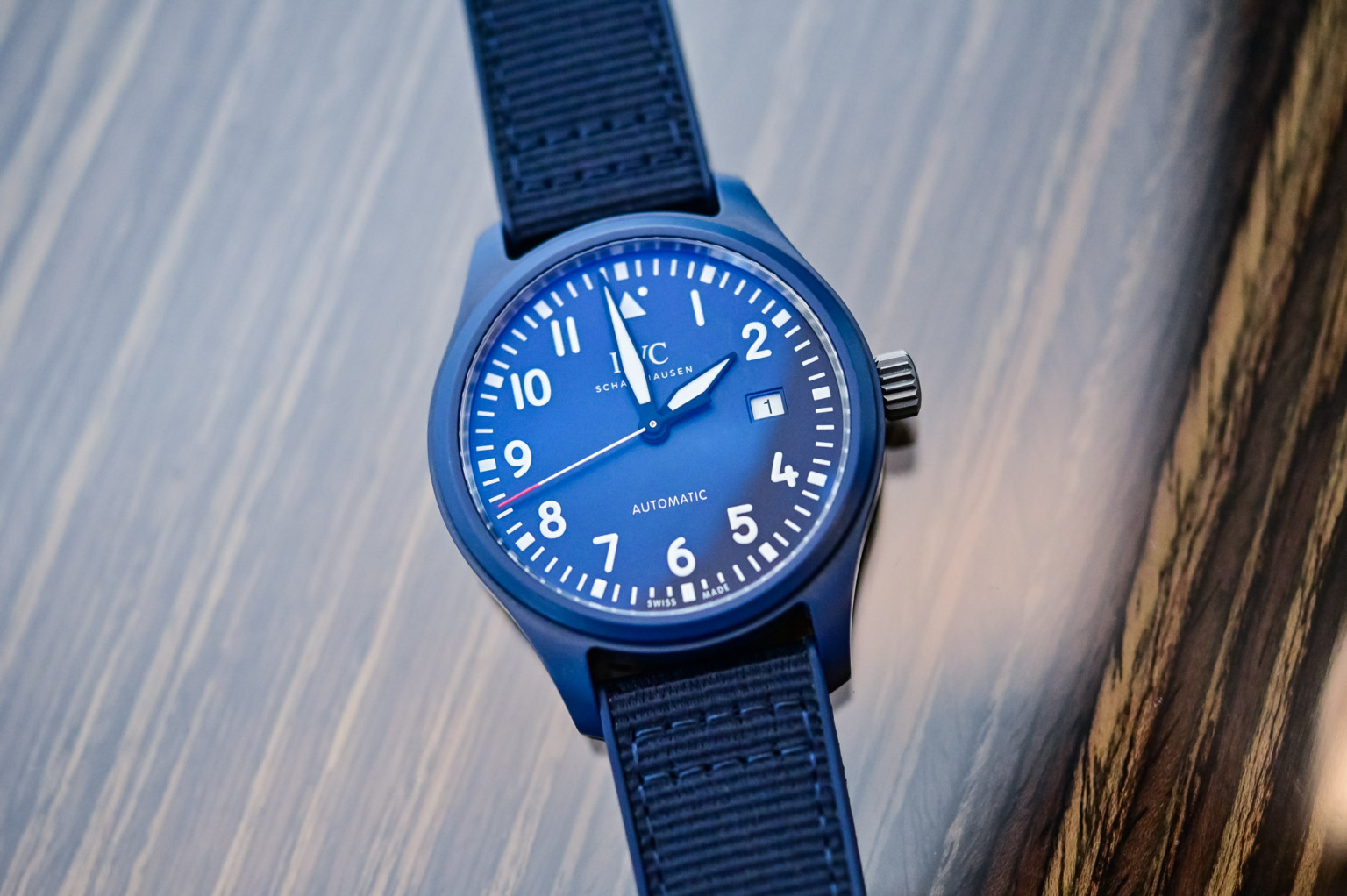 Hands-On - The Blue IWC Pilot’s Watch Automatic Laureus IWC328101