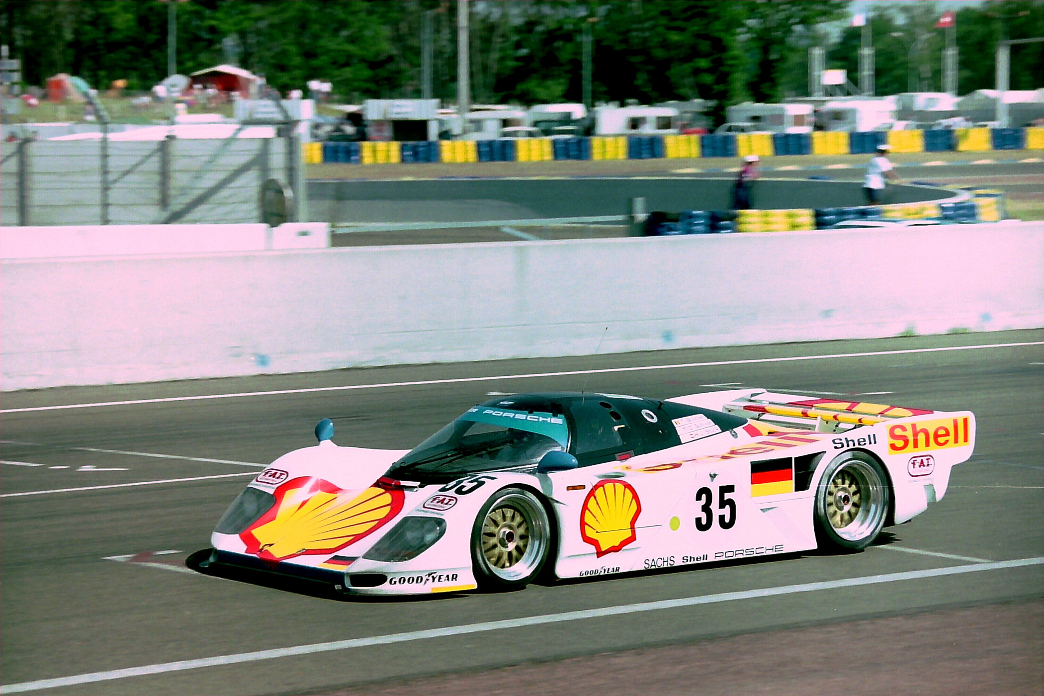 The Dauer 962 Le Mans-Porsche.