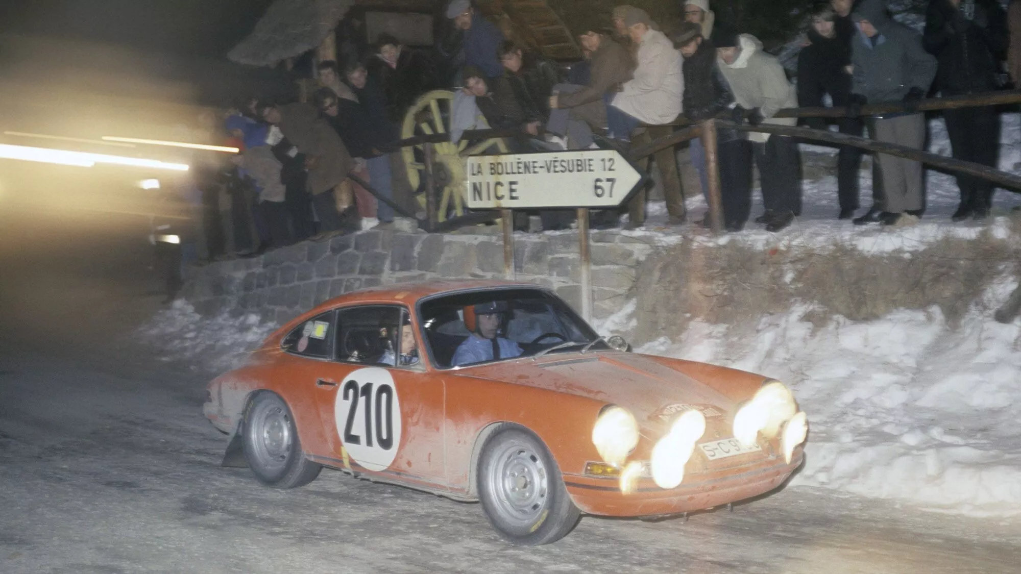 'Quick' Vic Elford - Porsche 911 - 1969 Rally de Monte Carlo - Image by Motorportmagazine.com