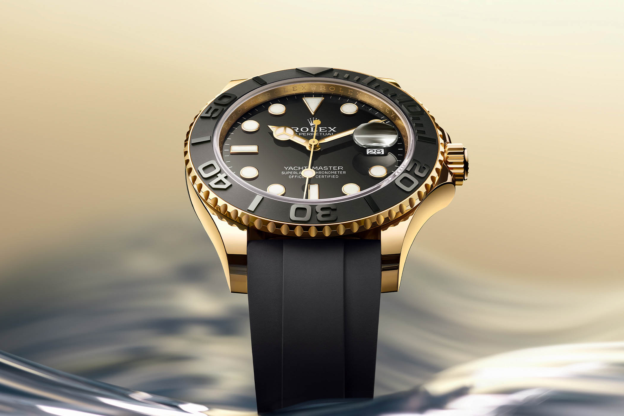 Rolex Oyster Perpetual Yacht-Master 42 Yellow Gold Oysterflex 226658