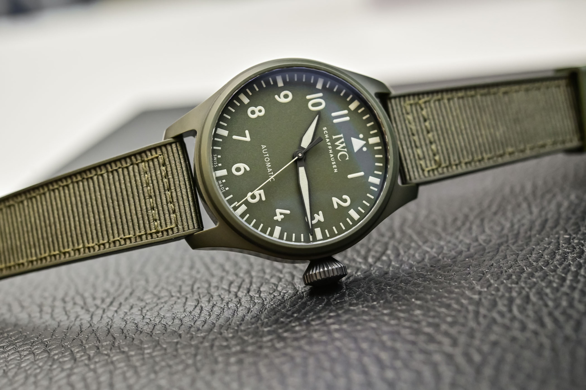 IWC Big Pilot 43 TOP GUN Edition Woodland IW329802 HandsOn, Price