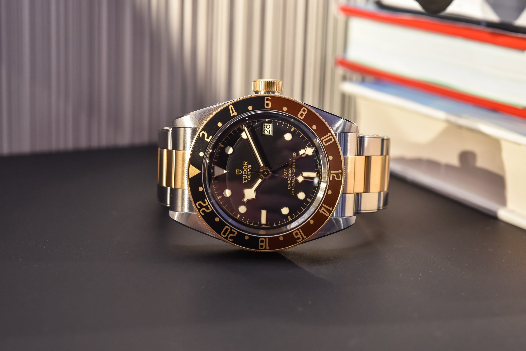 Tudor black bay silver and outlet gold