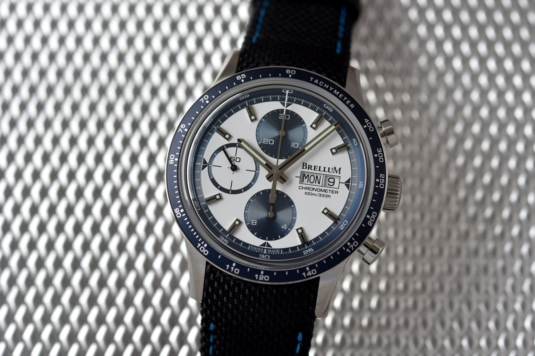 Brellum Pandial LE.1 Chronometer silver blue