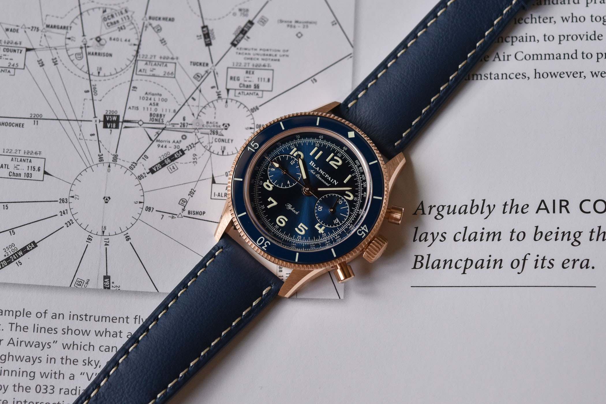 Blancpain Air Command Flyback Chronograph 36mm - hands-on review