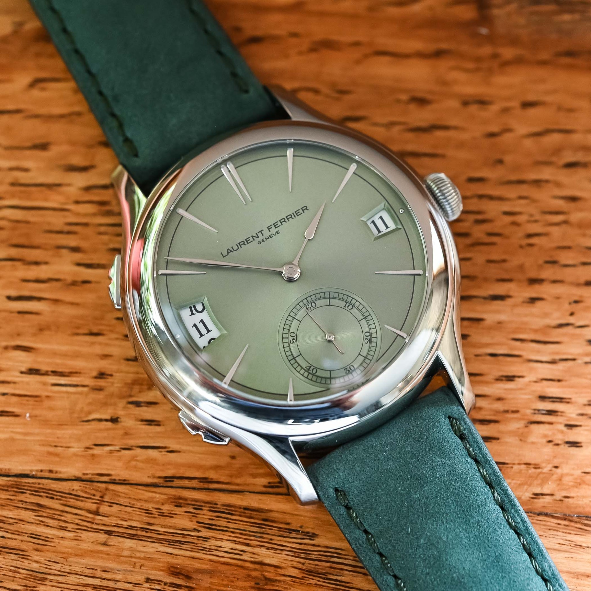 Hands-On - Laurent Ferrier Classic Traveller Series Atelier Magnetic Green