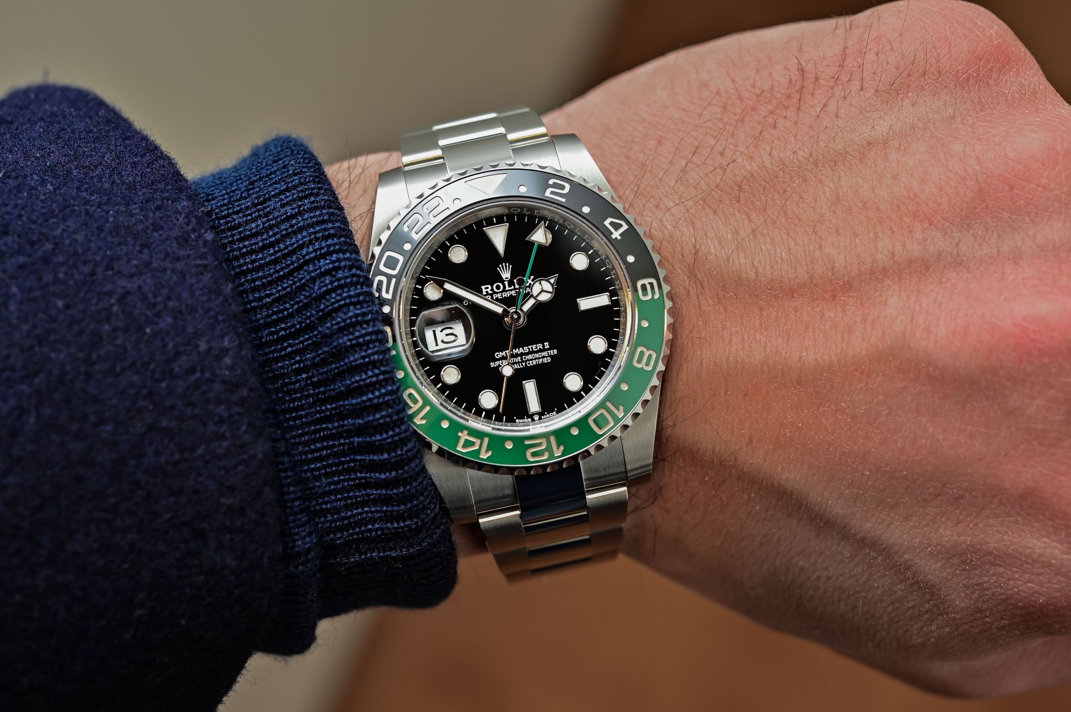 Rolex gmt hotsell master ii green