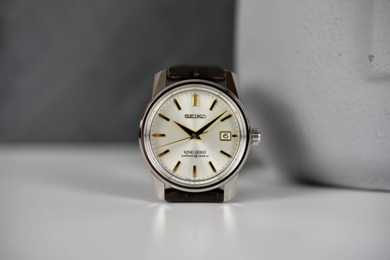 Seiko King Seiko KSK Limited Edition SJE087 Champagne gold markers-hands